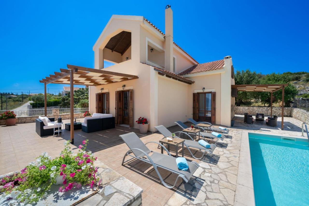 Guiscardos Luxury Villa Fiskardo Buitenkant foto